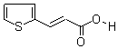 3-(2-噻吩基)丙烯酸分子式结构图