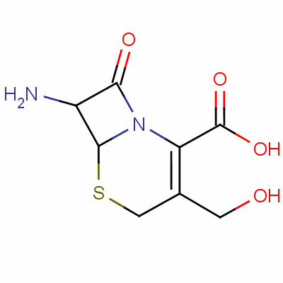 羟甲基-7-氨基头孢烷酸分子式结构图