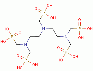 二乙烯三胺五甲叉膦酸分子式结构图