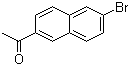 2-乙酰基-6-溴萘分子式结构图