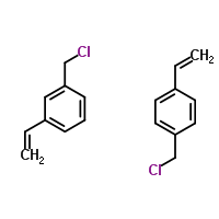 对氯甲基苯乙烯分子式结构图