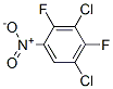 2,4-二氟-3,5-二氯硝基苯分子式结构图