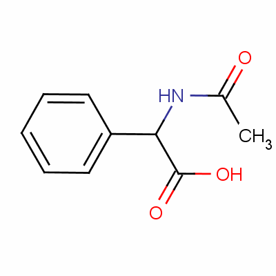 N-乙酰-DL-苯基甘氨酸分子式结构图