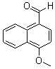 4-甲氧基-1-萘甲醛分子式结构图