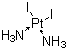 顺式二氨二碘化铂(II)分子式结构图