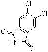 4,5-二氯酞酰亚胺分子式结构图