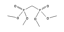 亚甲基二磷酸四甲酯分子式结构图