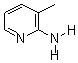 2-氨基-3-甲基吡啶分子式结构图