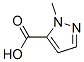 1-甲基-1H-吡唑-5-羧酸分子式结构图