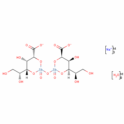 葡萄糖酸锑钠分子式结构图