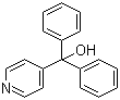 二苯基(4-吡啶基)甲醇分子式结构图