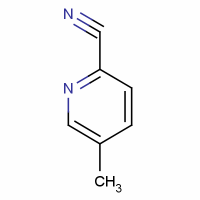 2-氰基-5-甲基吡啶分子式结构图