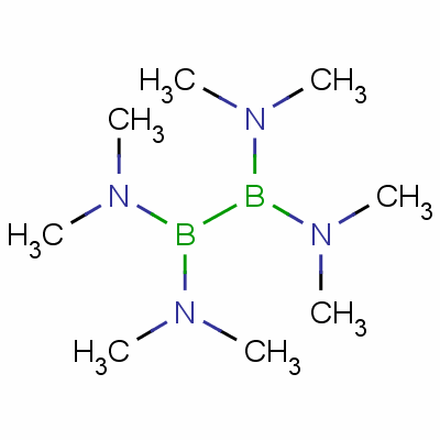 四(二甲氨基)二硼分子式结构图