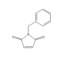 N-苄基马来酰亚胺分子式结构图