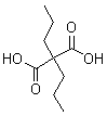 二丙基丙二酸分子式结构图