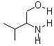 DL-2-氨基-3-甲基-1-丁醇分子式结构图