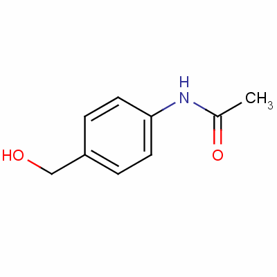 对乙酰氨基苯甲醇分子式结构图