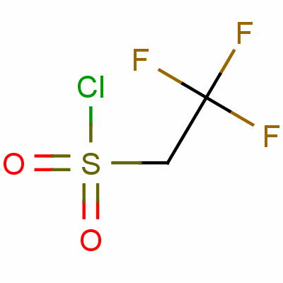 2,2,2-三氟乙基磺酰氯分子式结构图