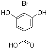 4-溴-3,5-二羟基苯甲酸分子式结构图