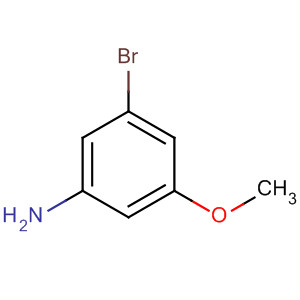 3-溴-5-甲氧基苯胺分子式结构图