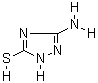 3-氨基-5-巯基-1,2,4-三氮唑分子式结构图