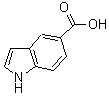 吲哚-5-羧酸分子式结构图