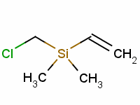 乙烯基(氯甲基)二甲基硅烷分子式结构图