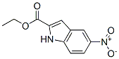 5-硝基吲哚-2-羧酸乙酯分子式结构图