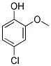 4-氯-2-甲氧基苯酚分子式结构图