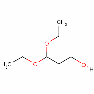 3,3-二乙氧基-1-丙醇分子式结构图