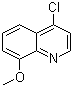 4-氯-8-甲氧基喹啉分子式结构图