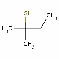 2-甲基-2-丁硫醇分子式结构图