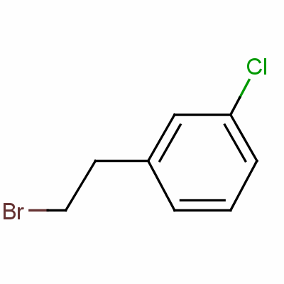 1-(2-溴乙基)-3-氟苯分子式结构图