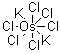 六氯锇(IV)酸钾分子式结构图