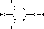 碘苯腈分子式结构图