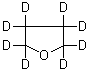 四氢呋喃-d8分子式结构图