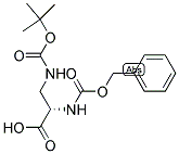 2-(N-Cbz)-3-(N-Boc)-2,3-二氨基丙酸分子式结构图