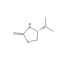 S-4-异丙基-2-恶唑烷酮分子式结构图