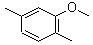 2,5-二甲基苯甲醚分子式结构图