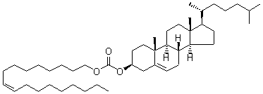 胆甾醇油酰基碳酸酯分子式结构图