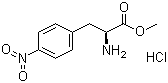 L-4-硝基苯丙氨酸甲酯盐酸盐分子式结构图