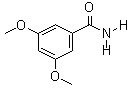 3,5-二甲氧基苯甲酰胺分子式结构图