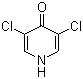 3,5-二氯-4-羟基吡啶分子式结构图