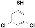 3,5-二氯苯硫酚分子式结构图