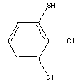 2,3-二氯苯硫酚分子式结构图