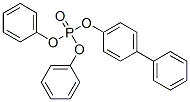 4-联苯氧基磷酸二苯酯分子式结构图