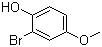 2-溴-4-甲氧基苯酚分子式结构图