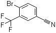 3-三氟甲基-4-溴苯腈分子式结构图