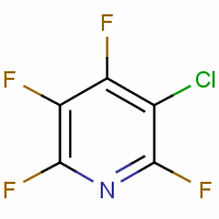 3-氯-2,4,5,6-四氟吡啶分子式结构图