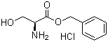 L-丝氨酸苄酯盐酸盐分子式结构图